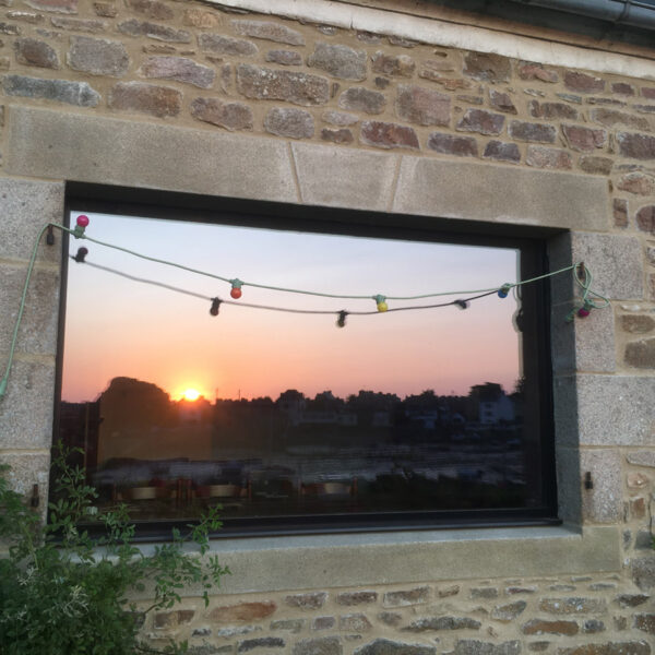 le couché de soleil